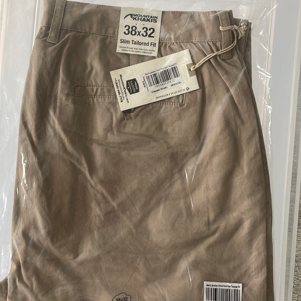 Mountain Khaki Classic Khaki Chinos - 38x32 Slim Tailor